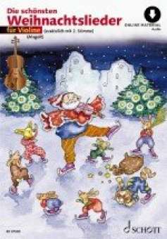 Die schönsten Weihnachtslieder - 1-2 Violinen (mit Online-Material)