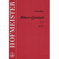Bläser-Quintett op. 16 - Partitur - Victor Bruns