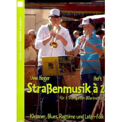 Straßenmusik à 2 für 2 Trompeten od. 2 Klarinetten - Uwe Heger