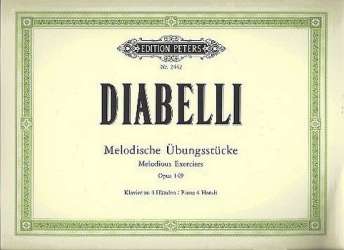 Melodische Übungsstücke op. 149 - für Klavier zu vier Händen - im Umfang von 5 Tönen - Anton Diabelli