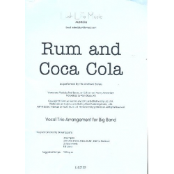 Bigband: Rum and Coca Cola - Andrews Sisters - Paul Baron / Arr. Myles Collins