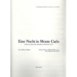 Eine Nacht in Monte Carlo - Werner Richard Heymann / Arr. Horst Kudritzki