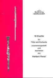 18 Duette für Flöte und Klarinette - Diverse / Arr. Herbert Ferstl