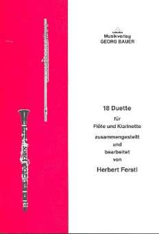 18 Duette für Flöte und Klarinette