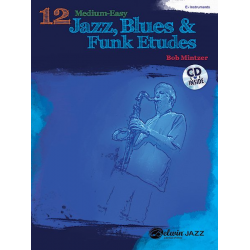12 Medium Easy Jazz Etudes E Flat (+CD) - Bob Mintzer