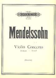 Konzert d-Moll (Ausgabe für Violine und Streicher) - Klavierauszug - Felix Mendelssohn-Bartholdy / Arr. Yehudi Menuhin