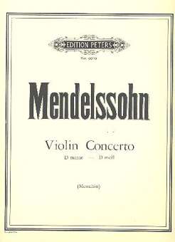 Konzert d-Moll (Ausgabe für Violine und Streicher) - Klavierauszug