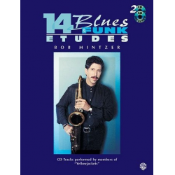 14 Blues & Funk Etudes - C Instruments (Flute, Guitar, Keyboard) - Bob Mintzer