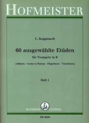60 ausgewählte Etüden Heft 1 - Trompete - Carl Kopprasch