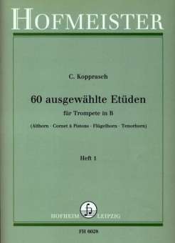 60 ausgewählte Etüden Heft 1 - Trompete