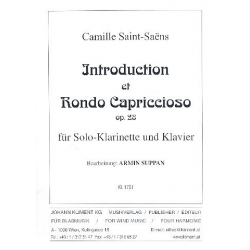 Introduction et Rondo Capriccioso op. 28 - Klarinette & Klavier - Camille Saint-Saens / Arr. Armin Suppan