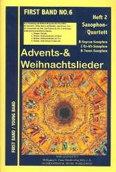 Advents & Weihnachtslieder für Saxophonquartett Band 2 - Traditional / Arr. Wolfgang G. Haas
