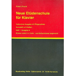 Neue Etüdenschule für Klavier 1A - Robert Pracht