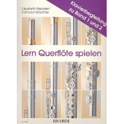 Lern Querflöte spielen 1 & 2 (Klavierbegleitheft) - Elisabeth Weinzierl & Edmund Wächter