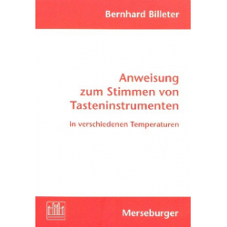 Anweisungen zum Stimmen von - Bernhard Billeter