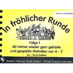 In fröhlicher Runde Band 1 : 3. Stimme in B (hoch) - Rudi Seifert