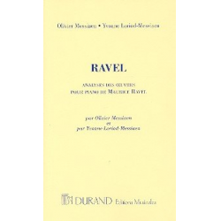 Analyses des oeuvres pour piano de - Olivier Messiaen