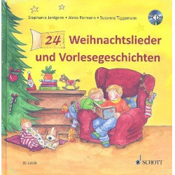 24 Weihnachtslieder und Vorlesegeschichten (+CD) - Stefanie Jentgens / Arr. Susanne Tiggemann