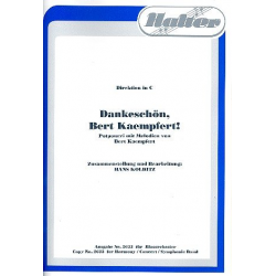 Dankeschön, Bert Kaempfert - Bert Kaempfert / Arr. Hans Kolditz