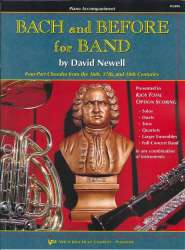 Bach and Before for Band - Book 1 - Piano Accompaniment / Piano Begleitung - Johann Sebastian Bach / Arr. David Newell