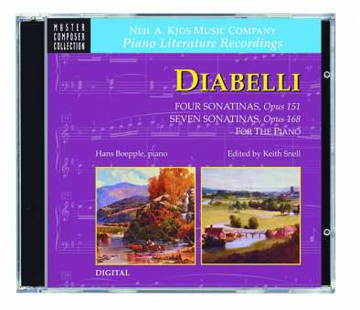 CD: Diabelli: Vier Sonatinen,  op. 151 und Sieben Sonatinen, op. 168 / Four Sonatinas, op. 151 and Seven Sonatinas