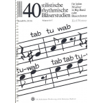 40 stilistische, rhythmische Bläserstudien - Stimme in C (Trompete) -Alfred Pfortner