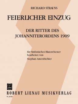 Feierlicher Einzug der Ritter des Johanniterordens (1909) - Partitur