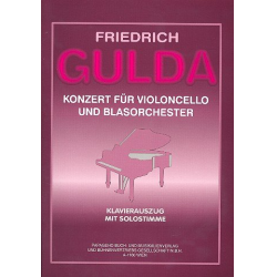 Konzert für Violoncello und Blasorchester (Klavierauszug) - Friedrich Gulda