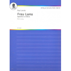 Frau Luna, Operette in 2 Akten (Klavierauszug) - Paul Lincke