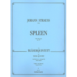 Spleen op. 197 - Polka Mazurka - Johann Strauß / Strauss (Sohn) / Arr. Martin Bjelik