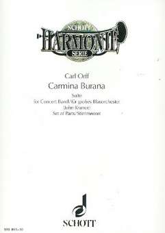 Carmina Burana - Cantiones profanae (Stimmenset ohne Partitur)