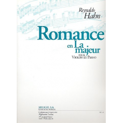 Romance la majeur : pour violon - Reynaldo Hahn
