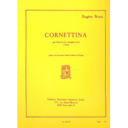 Cornettina : pour cornet (trompette en ut) - Eugène Bozza