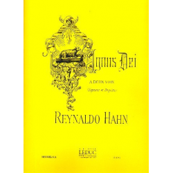 Agnus Dei : pour soprano, baryton et orgue - Reynaldo Hahn