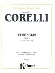 12 Sonaten vol.3 op.1 nos.7-9 : - Arcangelo Corelli