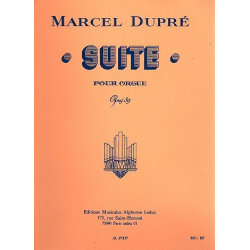 Suite op.39 : pour orgue - Marcel Dupré