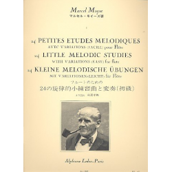 24 petites études mélodiques - Marcel Moyse