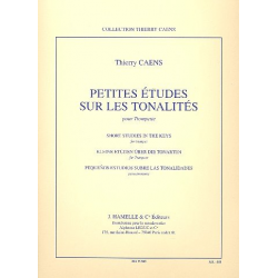 Petites études sur les tonalités pour trompette - Thierry Caens