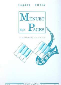 Menuet de pages : pour saxophone