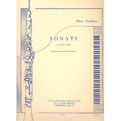 Sonate : pour hautbois et piano - Henri Dutilleux