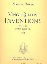 24 inventions op.50 vol.1 (nos.1-12) : - Marcel Dupré