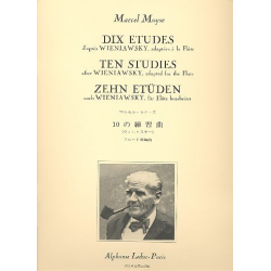 10 études d'après Wieniawski pour flûte - Henryk Wieniawsky / Arr. Marcel Moyse