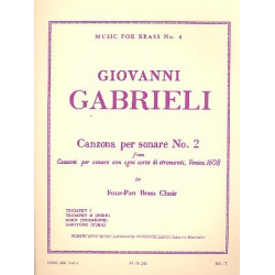 Canzona per sonare no.2 - Giovanni Gabrieli / Arr. Robert King