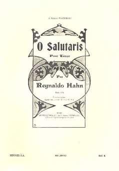 O salutaris : pour chant et piano (orgue)