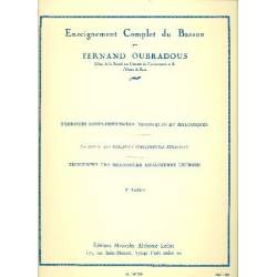 Exercises complémentaires - Fernand Oubradous