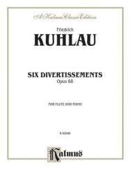 Kuhlau 6 Divert.Fl.&Pa.Op. 68  F - Friedrich Daniel Rudolph Kuhlau