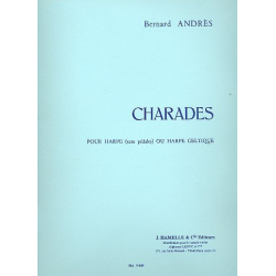 Charades : pour harpe (sans pedales) - Bernard Andrès