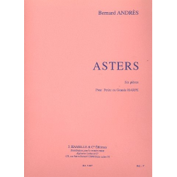 Asters : pour harpe - Bernard Andrès