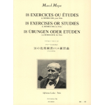 18 Exercices ou études pour flûte - Benoit Tranquille Berbiguier / Arr. Marcel Moyse
