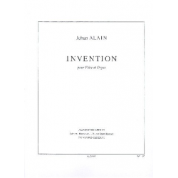 Invention : pour flûte et orgue - Jehan Alain